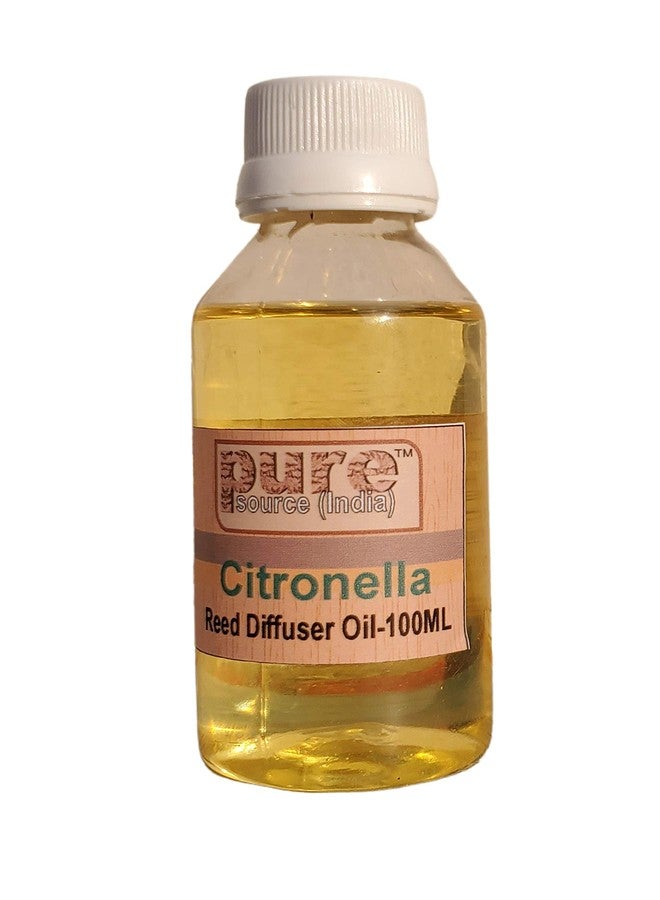 Pure Source India Aroma Reed Diffuser Refill Citronella 100ML, and 8 Pcs Reed Sticks Coming with It - Image 1